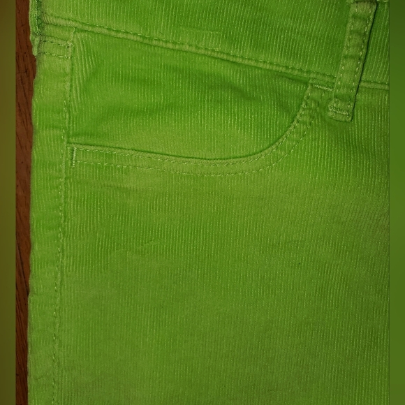 Abercrombie & Fitch Neon Green Corduroy Jeggings - Picture 4 of 10
